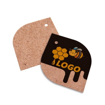 TAGS ESPECIAIS KRAFT 250G SEM VERNIZ 45X51MM Colorido frente - 250 un.