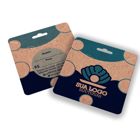 TAGS ESPECIAIS KRAFT 250G SEM VERNIZ 91X102MM Colorido frente e verso - 50 un.