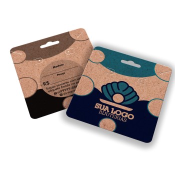 TAGS ESPECIAIS KRAFT 250G SEM VERNIZ 91X102MM Colorido frente e preto e branco verso - 50 un.