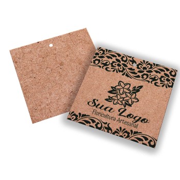 TAGS ESPECIAIS KRAFT 250G SEM VERNIZ 91X102MM Preto e branco frente - 250 un.