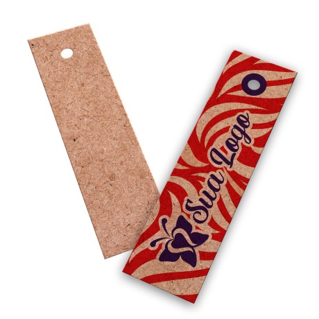 TAGS ESPECIAIS KRAFT 250G SEM VERNIZ 91X25MM Colorido frente - 50 un.