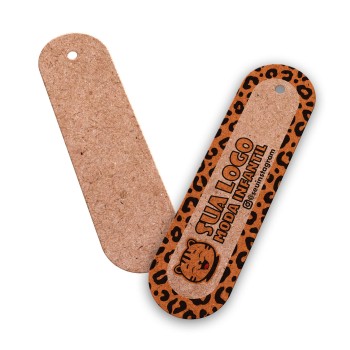 TAGS ESPECIAIS KRAFT 250G SEM VERNIZ 91X25MM Colorido frente - 250 un.