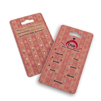 TAGS ESPECIAIS KRAFT 250G SEM VERNIZ 91X51MM Colorido frente e verso - 250 un.