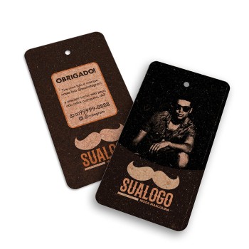 TAGS ESPECIAIS KRAFT 250G SEM VERNIZ 91X51MM Colorido frente e verso - 50 un.