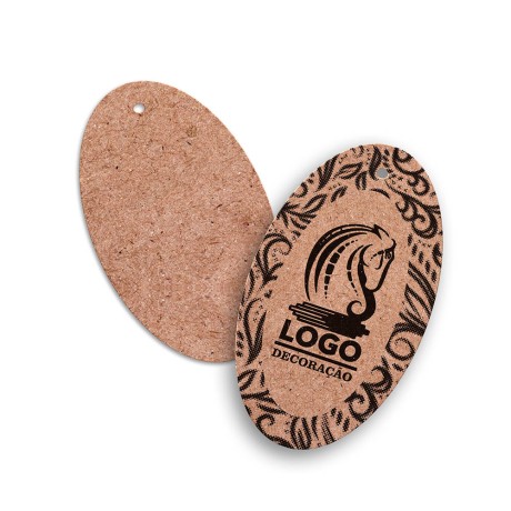 TAGS ESPECIAIS KRAFT 250G SEM VERNIZ 91X51MM Preto e branco frente - 250 un.