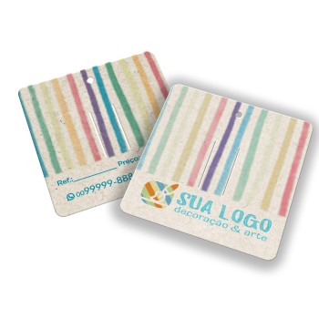 TAGS ESPECIAIS RECICLATO 250G SEM VERNIZ 91X102MM Colorido frente e verso - 250 un.