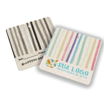TAGS ESPECIAIS RECICLATO 250G SEM VERNIZ 91X102MM Colorido frente e preto e branco verso - 250 un.