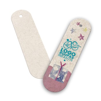 TAGS ESPECIAIS RECICLATO 250G SEM VERNIZ 91X25MM Colorido frente - 100 un.