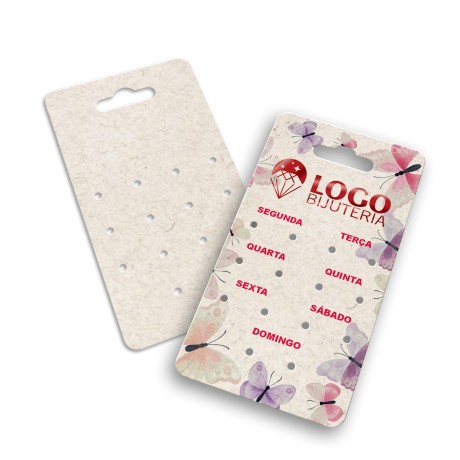 TAGS ESPECIAIS RECICLATO 250G SEM VERNIZ 91X51MM Colorido frente - 50 un.