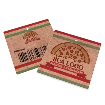 TAGS PADRÃO FURO KRAFT 250G SEM VERNIZ 91X102MM Colorido frente e verso - 250 un.
