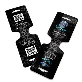 TAGS TAGS ESPECIAIS COUCHÊ 250G VERNIZ UV VERNIZ UV TOTAL FRENTE 182X51MM Colorido frente e preto e branco verso - 2000 un.