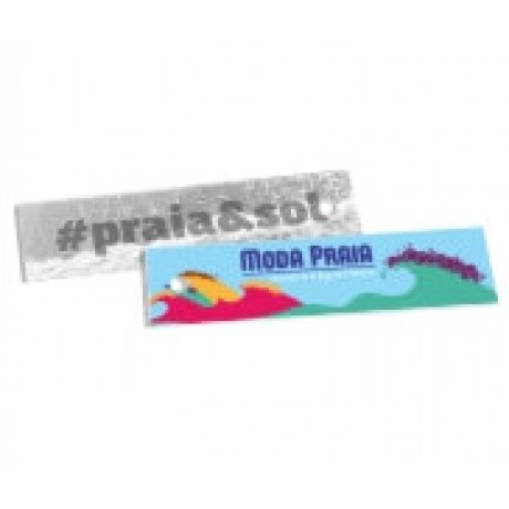 TAGS ESPECIAIS COUCHÊ 275G SEM VERNIZ 91X25MM Colorido frente e preto e branco verso - 250 un.