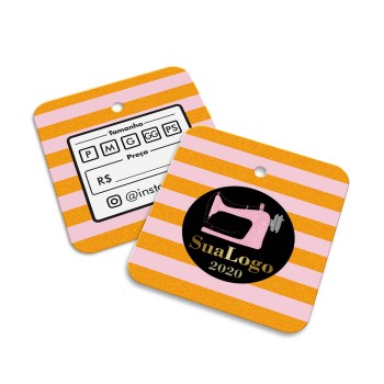 TAGS TAGS ESPECIAIS COUCHÊ 300G SEM LAMINAÇÃO E SEM VERNIZ SEM VERNIZ 45X51MM Colorido frente e verso - 50 un.