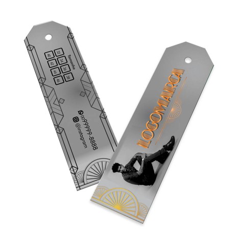 TAGS TAGS ESPECIAIS COUCHÊ 300G SEM LAMINAÇÃO E SEM VERNIZ SEM VERNIZ 91X25MM Colorido frente e preto e branco verso - 100 un.