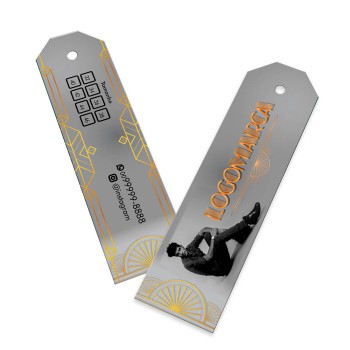 TAGS TAGS ESPECIAIS COUCHÊ 300G SEM LAMINAÇÃO E SEM VERNIZ SEM VERNIZ 91X25MM Colorido frente e verso - 100 un.
