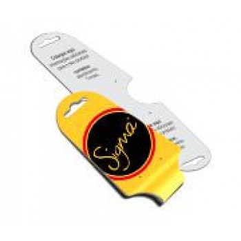 TAGS ESPECIAIS COUCHÊ 300G VERNIZ UV TOTAL FRENTE 182X51MM Colorido frente e preto e branco verso - 1000 un.