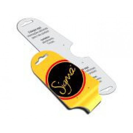 TAGS ESPECIAIS COUCHÊ 300G VERNIZ UV TOTAL FRENTE 182X51MM Colorido frente e preto e branco verso - 1000 un.