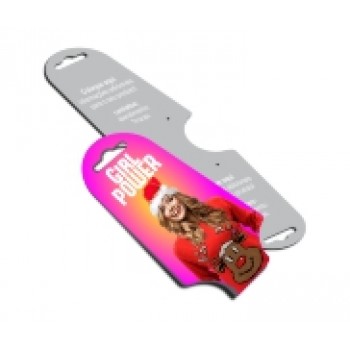 TAGS ESPECIAIS COUCHÊ 300G VERNIZ UV TOTAL FRENTE 182X51MM Colorido frente e preto e branco verso - 3000 un.