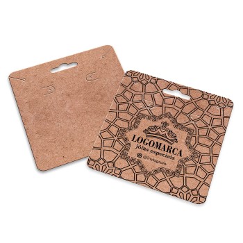 TAGS TAGS ESPECIAIS KRAFT 250G SEM LAMINAÇÃO E SEM VERNIZ SEM VERNIZ 91X102MM Preto e branco frente - 500 un.