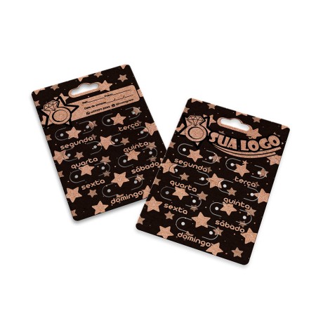 TAGS TAGS ESPECIAIS KRAFT 250G SEM LAMINAÇÃO E SEM VERNIZ SEM VERNIZ 91X102MM Preto e branco frente e verso - 5000 un.