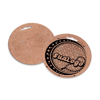 TAGS TAGS ESPECIAIS KRAFT 250G SEM LAMINAÇÃO E SEM VERNIZ SEM VERNIZ 91X102MM Preto e branco frente - 2000 un.