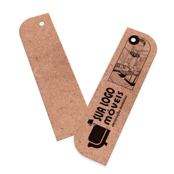 TAGS TAGS ESPECIAIS KRAFT 250G SEM LAMINAÇÃO E SEM VERNIZ SEM VERNIZ 91X25MM Preto e branco frente - 1000 un.