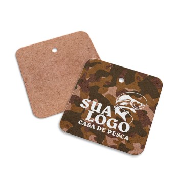 TAGS TAGS ESPECIAIS KRAFT 250G SEM LAMINAÇÃO E SEM VERNIZ SEM VERNIZ COM TINTA BRANCA 45X51MM Colorido frente - 1000 un.