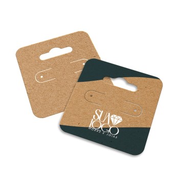 TAGS TAGS ESPECIAIS KRAFT 250G SEM LAMINAÇÃO E SEM VERNIZ SEM VERNIZ COM TINTA BRANCA 45X51MM Colorido frente - 250 un.
