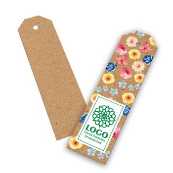 TAGS TAGS ESPECIAIS KRAFT 250G SEM LAMINAÇÃO E SEM VERNIZ SEM VERNIZ COM TINTA BRANCA 91X25MM Colorido frente - 50 un.