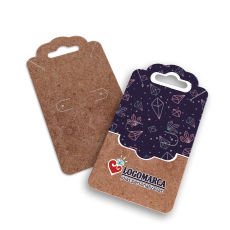 TAGS TAGS ESPECIAIS KRAFT 250G SEM LAMINAÇÃO E SEM VERNIZ SEM VERNIZ COM TINTA BRANCA 91X51MM Colorido frente - 250 un.