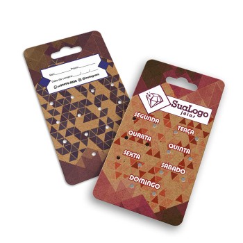 TAGS TAGS ESPECIAIS KRAFT 250G SEM LAMINAÇÃO E SEM VERNIZ SEM VERNIZ COM TINTA BRANCA 91X51MM Colorido frente e verso - 3000 un.