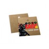 TAGS TAGS ESPECIAIS KRAFT 250G SEM VERNIZ 45X51MM Colorido frente - 500 un.