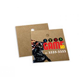 TAGS TAGS ESPECIAIS KRAFT 250G SEM VERNIZ 45X51MM Colorido frente - 500 un.