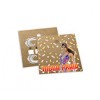 TAGS TAGS ESPECIAIS KRAFT 250G SEM VERNIZ 45X51MM Colorido frente e preto e branco verso - 1000 un.