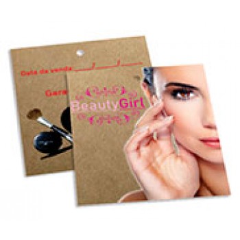 TAGS TAGS ESPECIAIS KRAFT 250G SEM VERNIZ 91X102MM Colorido frente e verso - 1000 un.