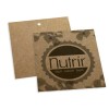 TAGS ESPECIAIS KRAFT 250G SEM VERNIZ 91X102MM Preto e branco frente - 100 un.