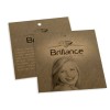 TAGS TAGS ESPECIAIS KRAFT 250G SEM VERNIZ 91X102MM Preto e branco frente e verso - 500 un.