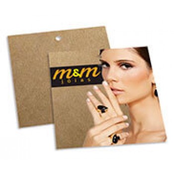 TAGS TAGS ESPECIAIS KRAFT 250G SEM VERNIZ 91X102MM Colorido frente - 500 un.