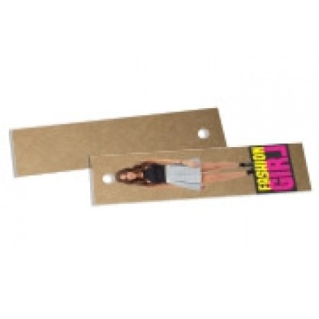 TAGS ESPECIAIS KRAFT 250G SEM VERNIZ 91X25MM Colorido frente - 100 un.