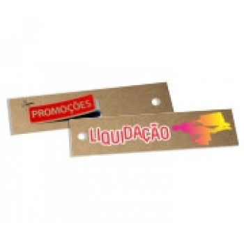 TAGS ESPECIAIS KRAFT 250G SEM VERNIZ 91X25MM Colorido frente e verso - 250 un.