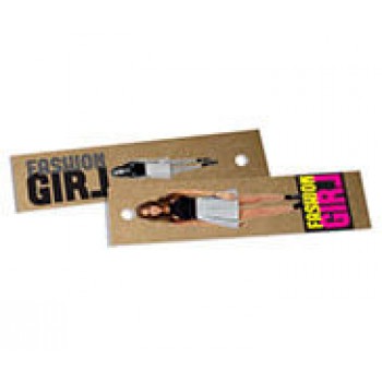 TAGS TAGS ESPECIAIS KRAFT 250G SEM VERNIZ 91X25MM Colorido frente e preto e branco verso - 1000 un.