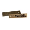 TAGS ESPECIAIS KRAFT 250G SEM VERNIZ 91X25MM Preto e branco frente e verso - 100 un.