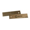 TAGS ESPECIAIS KRAFT 250G SEM VERNIZ 91X25MM Preto e branco frente e verso - 250 un.