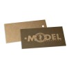 TAGS ESPECIAIS KRAFT 250G SEM VERNIZ 91X51MM Preto e branco frente - 100 un.