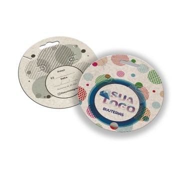 TAGS TAGS ESPECIAIS RECICLATO 250G SEM LAMINAÇÃO E SEM VERNIZ SEM VERNIZ 91X102MM Colorido frente e preto e branco verso - 2000 un.