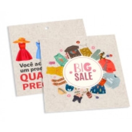 TAGS ESPECIAIS RECICLATO 250G SEM VERNIZ 91X102MM Colorido frente e verso - 250 un.