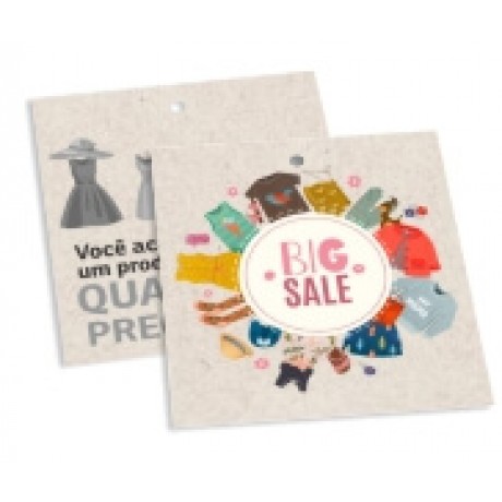 TAGS ESPECIAIS RECICLATO 250G SEM VERNIZ 91X102MM Colorido frente e preto e branco verso - 250 un.