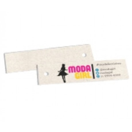 TAGS ESPECIAIS RECICLATO 250G SEM VERNIZ 91X25MM Colorido frente - 100 un.