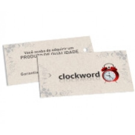 TAGS ESPECIAIS RECICLATO 250G SEM VERNIZ 91X51MM Colorido frente e preto e branco verso - 50 un.