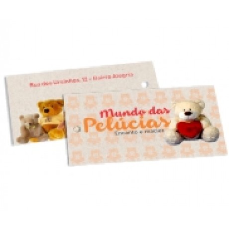 TAGS ESPECIAIS RECICLATO 250G SEM VERNIZ 91X51MM Colorido frente e verso - 250 un.
